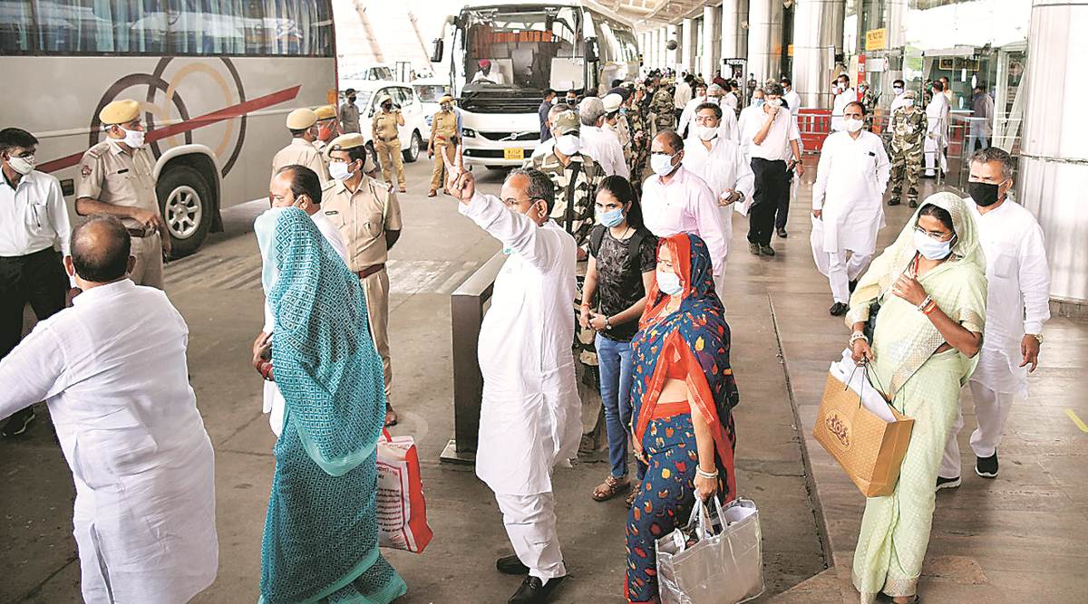 Ashok Gehlot says and his MLAs taken to Jaipur resort