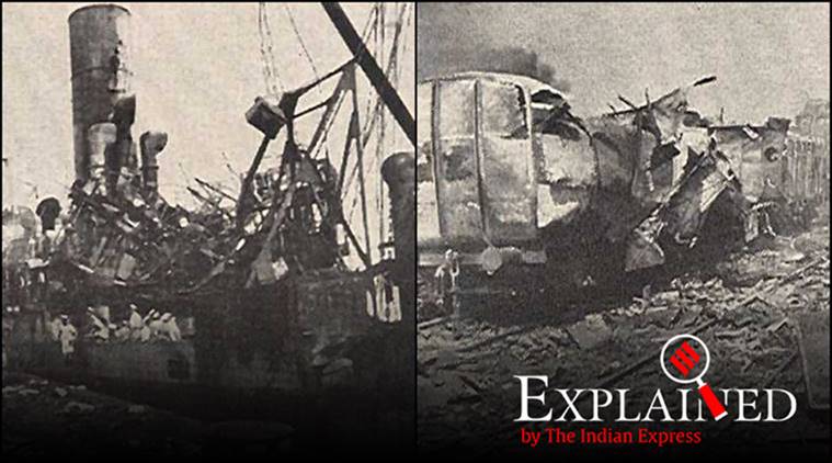 Bombay docks explosion, Beirut explosion, Bombay Fort Stikine explosion, 1944 Bombay explosion, 1944 Bombay blasts, Indian Express