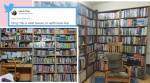 book collection man living in library viral picture, trending, indian express, indian express news