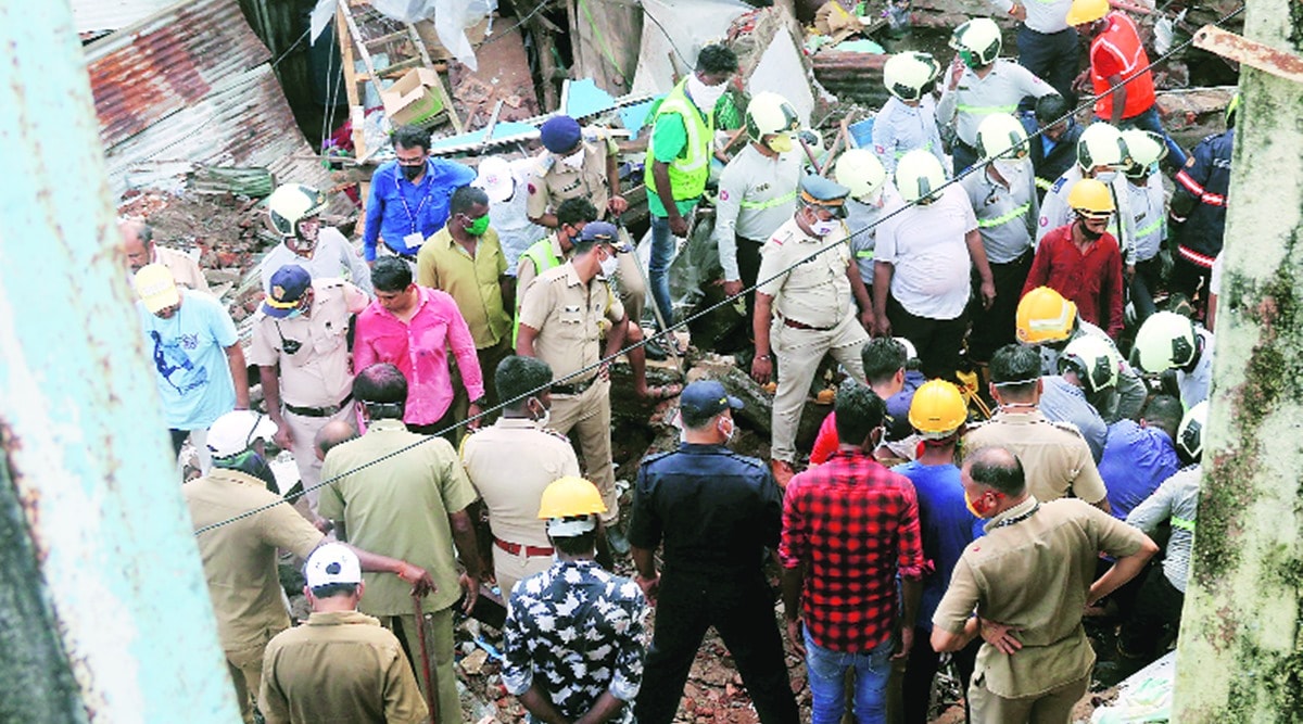 nagpada building collapse, nagpada building collapse death toll, Kannamwar Nagar building collapse, Kannamwar Nagar building collapse death toll, mumbai city news