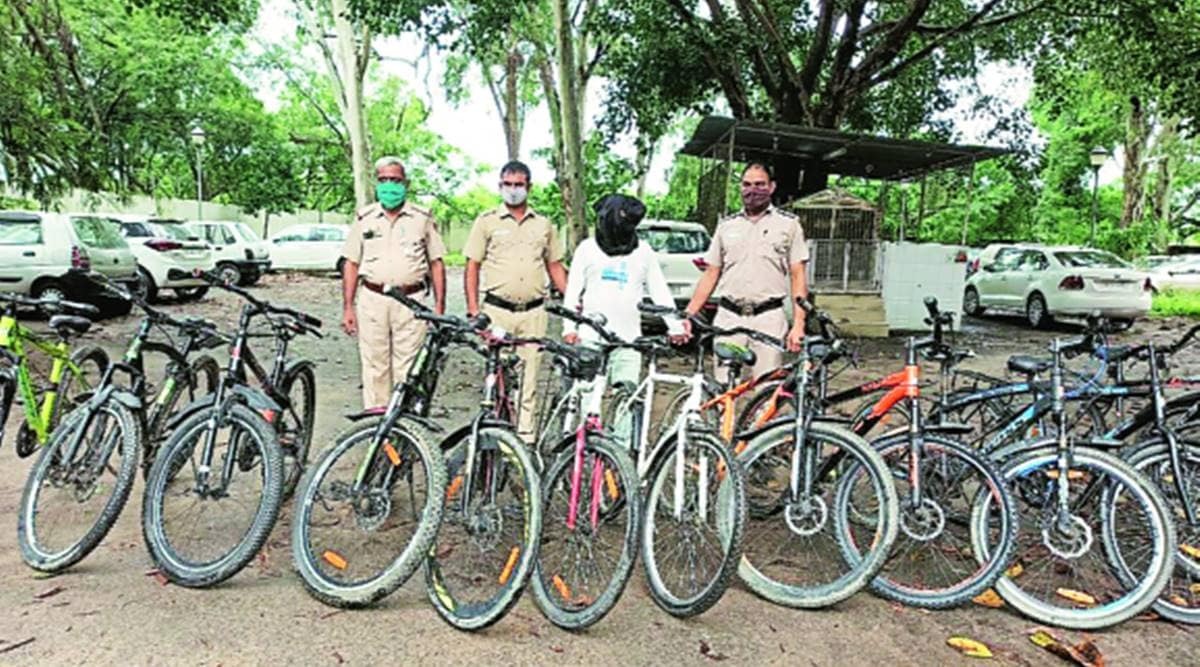 bicycles recovered, Chandigarh police, Chandigarh news, Punjab news, Indian express news