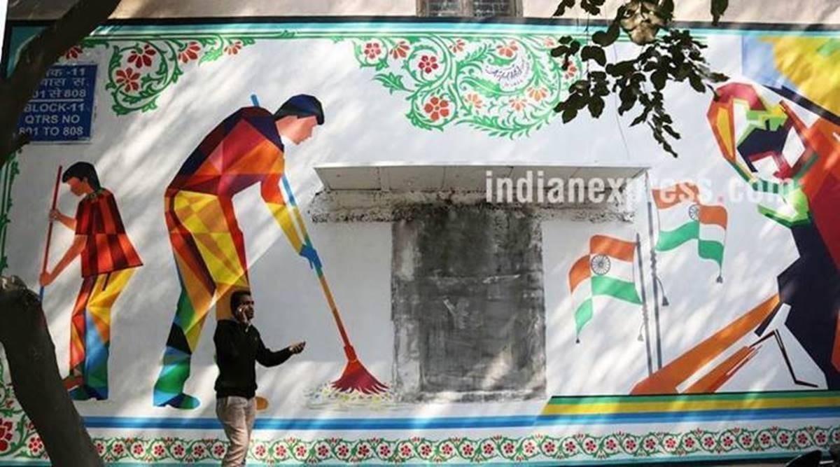 Swachh Survekshan 2020, Swachh Survekshan 2020 ranking, maharashtra second cleanest state, navi mumbai third cleanest city, indian express news
