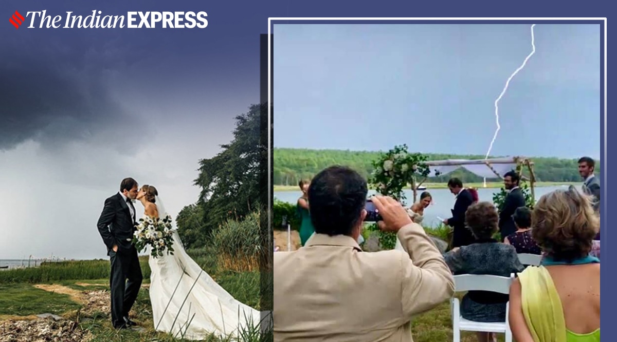 Watch Bridegroom Jokes 2020 Hasn T Been The Best Year And Lightning Interrupts Wedding Trending News The Indian Express