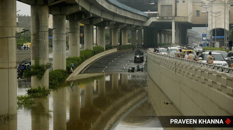 gurgaon, gurgaon development plan, gurgaon floods, gurgaon waterlogging, gurgaon news, indian express