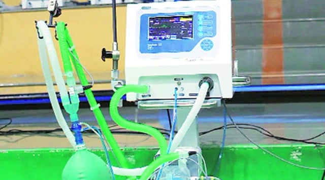 gujarat coronavirus, rajkot made ventilator, Dhaman-III ventilator, Directorate General of Health Services, Directorate General of Health Services approves dhaman-III ventilator, indian express news