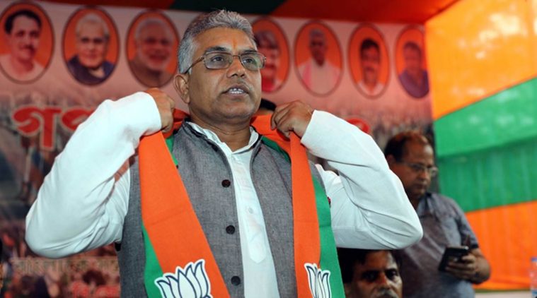 Narendra Modi, Ram temple ground breaking ceremony, kolkata covid lockdown, Dilip Ghosh, indian express news