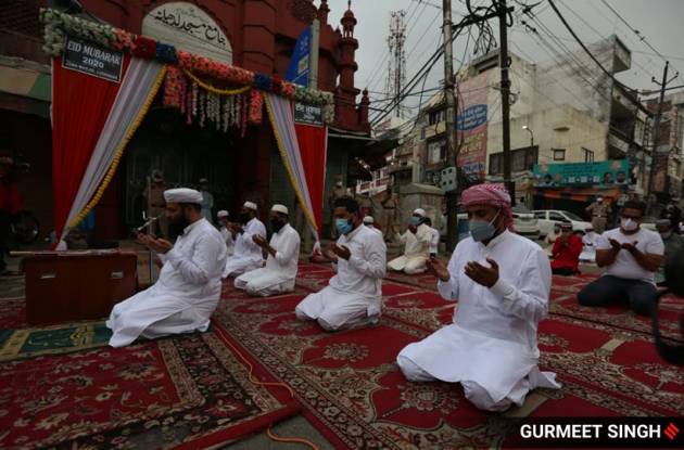 eid, eid al adha, eid india, eid 2020, eid celebration delhi, jama masjid, eid in india, indian express news