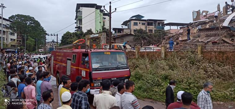 Mahad building collapse, building collapse Maharashtra, building collapse near Mumbai, Mahad building collapse rescue, NRDF, MLA Bharat Gogavale, indian express 