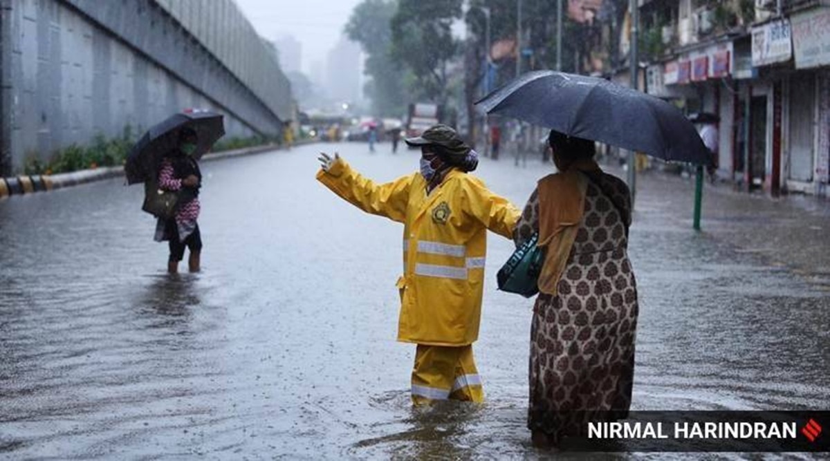 Mumbai rains, mumbai monsoon, bmc, mumbai rain flooding, mumbai drainage system, indian express news