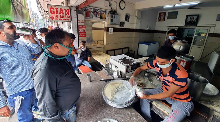 Coronavirus pandemic, food joints, Amritsar news, Punjab news, Indian express news