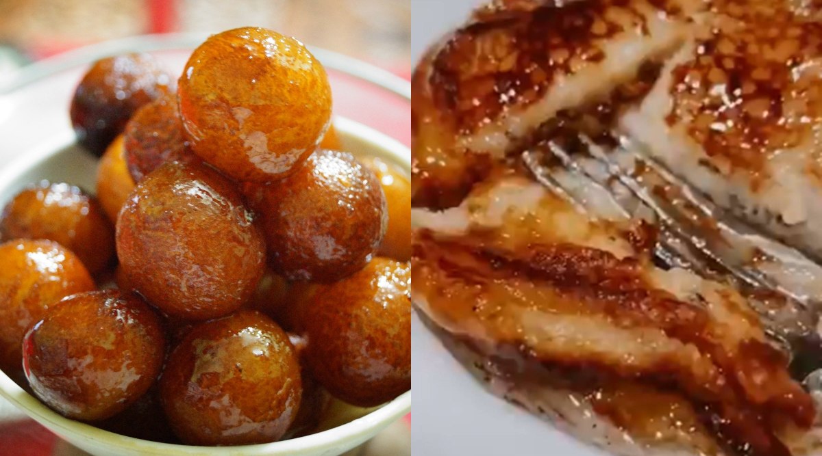 gulab jamun pancake