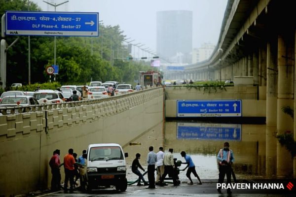 gurgaon, gurgaon development plan, gurgaon floods, gurgaon waterlogging, gurgaon news, indian express