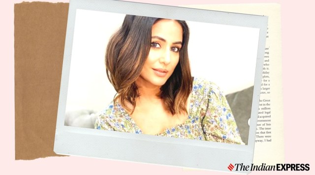 What do you think about her look? (Photo: Hina Khan/ Instagram, designed by Shambhavi Dutta)