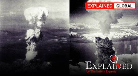 Hiroshima nagasaki US atom bomb, japan atom bomb, hiroshima nuclear attack, US truman,world war II, indian express explained, explained news