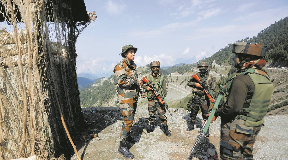 Indian Army, women’s soldiers, Kashmir valley region, LoC, Indian express news