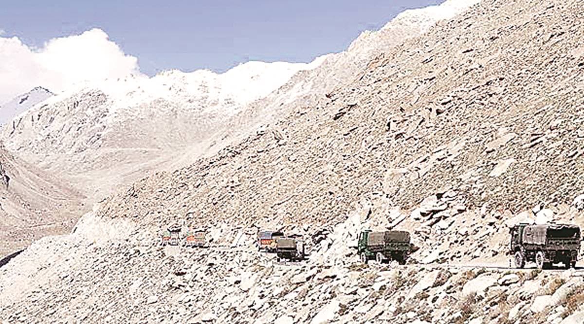 troop convoy, eastern Ladakh, ITBP, gallantry medal, Indo-China clash, Indian express news