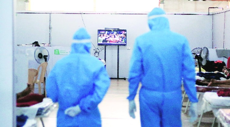 Mumbai covid-19, mumbai covid facility, mumbai jumbo covid facility, mumbai covid news, indian express news