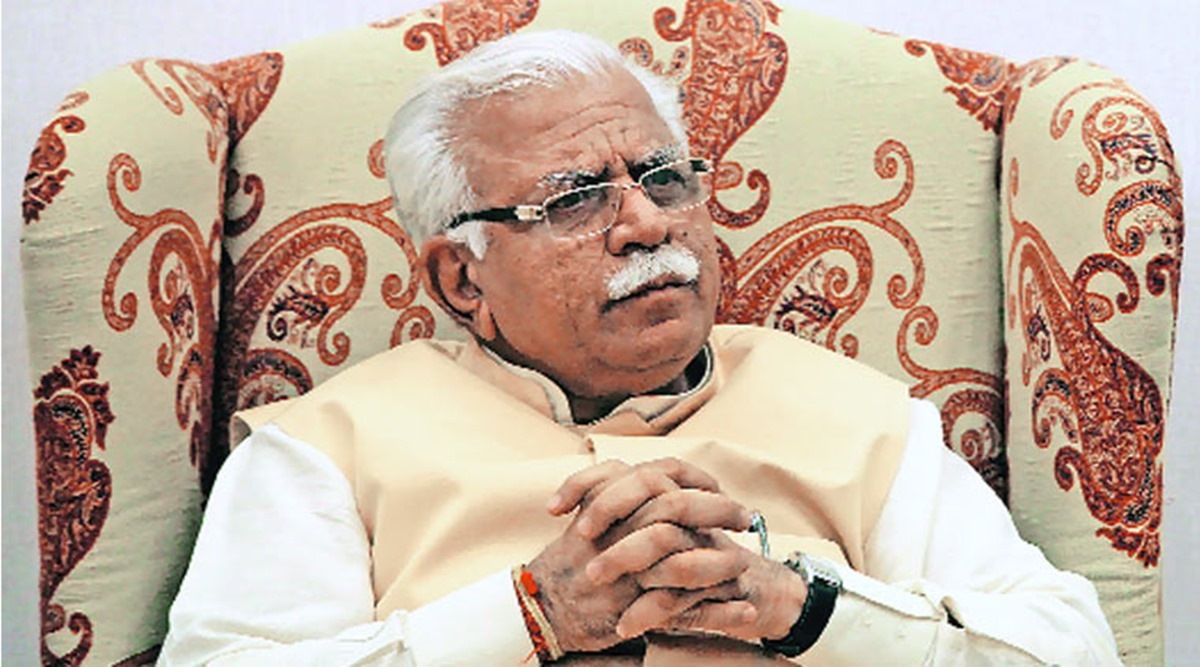 Manohar Lal Khattar, haryana new online transfer policy, haryana teachers association, haryana teachers association against new online tranfer policy, indian express news