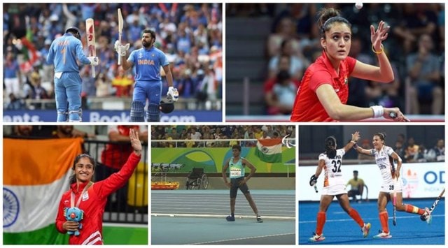 Rohit Sharma, Manika Batra, Vinesh Phogat, Mariyappan Thangavelu, Rani Rampal were awarded Rajiv Gandhi Khel Ratna award in August 2020.