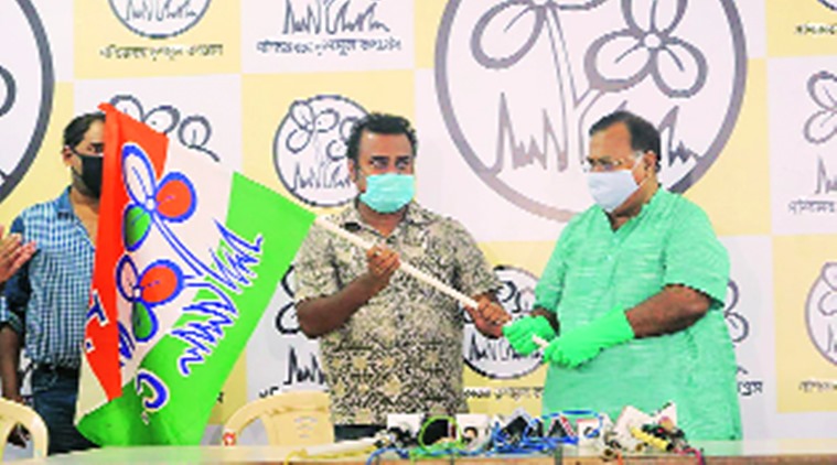 Chandrasekhar Kundu, save food activist, Chandrasekhar Kundu joins tmc, tmc, Partha Chatterjee, indian express news