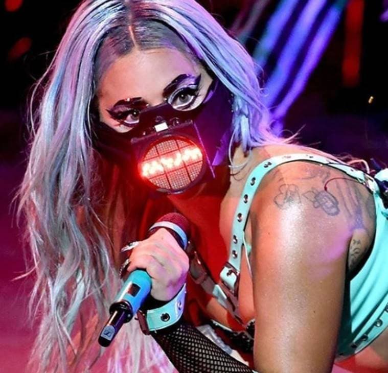 Mtv Vmas 2020 Lady Gaga S Statement Face Masks Have All Our Attention Lifestyle News The Indian Express