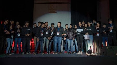 A  melange of oration & music at TEDXHansrajCollege
