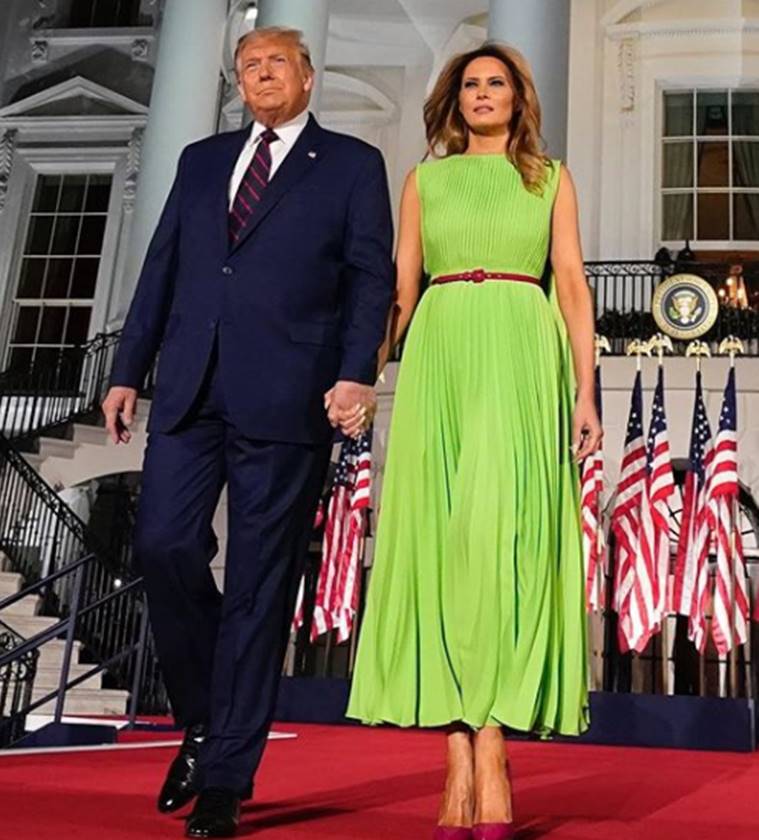 Neon Green To Fuchsia Melania Trump Opts For Offbeat Colours At Rnc