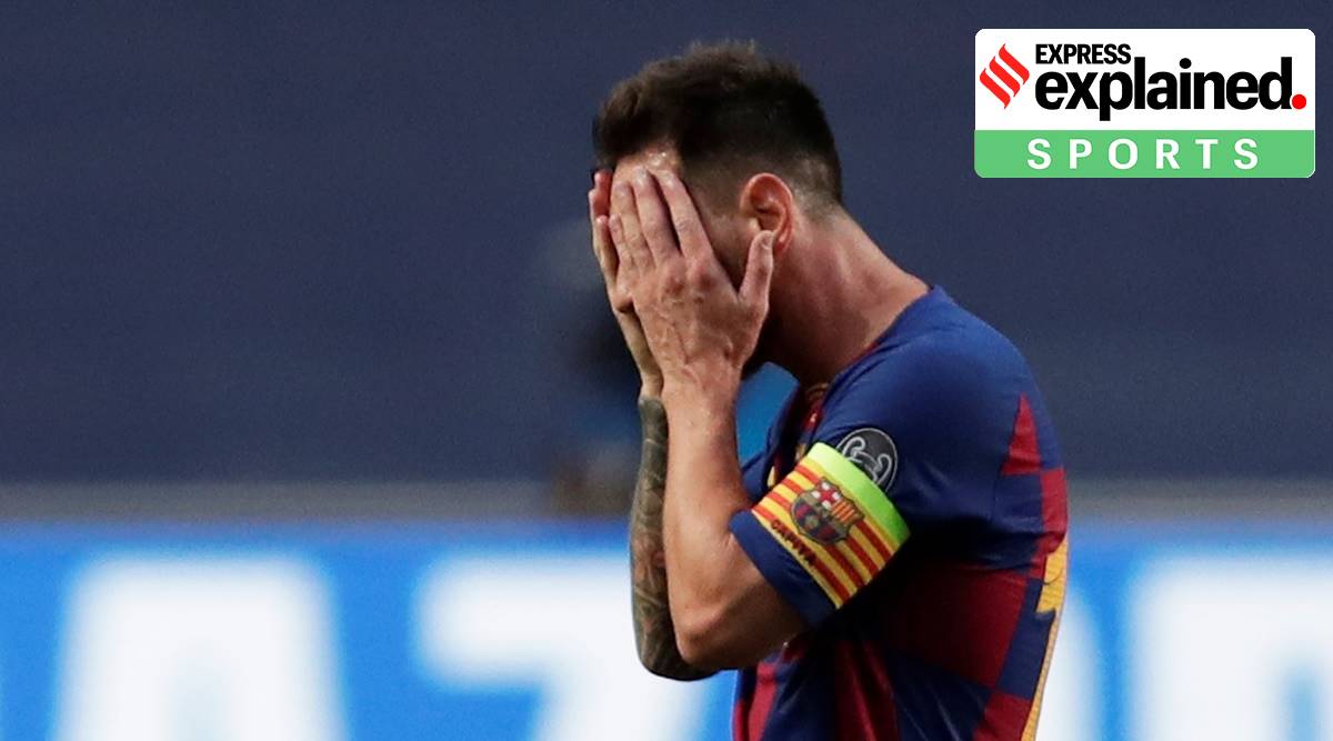 lionel messi barcelona, messi to leave barcelona, barcelona champions league defeat, bayern munich, barcelona defence, barcelona, barcelona football,