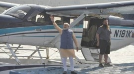 Seaplane service gujarat date, Narendra Modi, Sardar Vallabhbhai Patel birth anniversary, vijay rupani, gujarat seaplane service, Rashtriya Ekta Divas, Statue of Unity, Sabarmati Riverfront, gujarat news