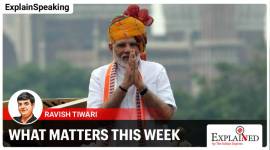 PM Modi independence day speech, PM MODI red fort, independence day, independence day modi speech, India Covid updates, India China tensions, explainspeaking, ram mandir bhumi poojan, indian express