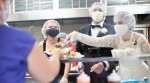 newlyweds donate and serve wedding food to shelter, ohio couple donate wedding food to shelter, couple wedding reception local women shelter, viral news, good news, covid weddings, indian express