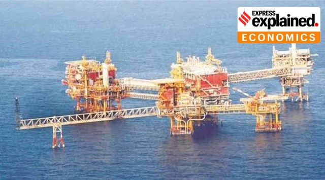 offshore oil rigs, offshore oil rigs covid-19, coronavirus news, work on offshore oil rigs, indian express