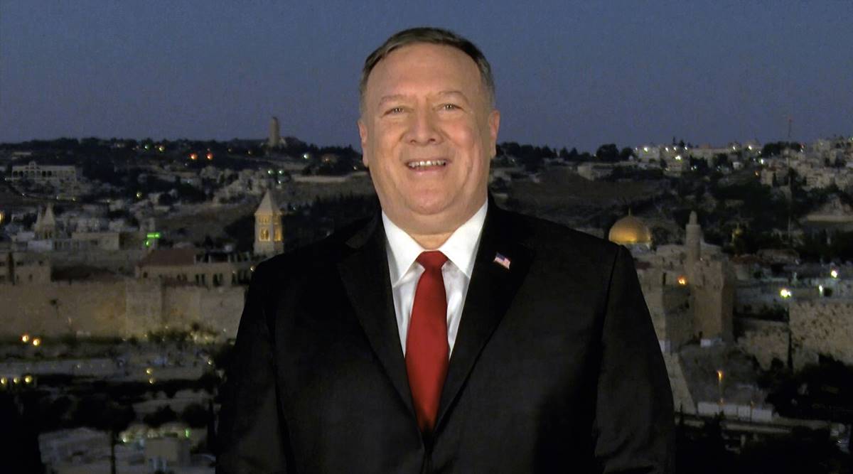 Breaking precedent, Mike Pompeo supports Trump's re-election bid