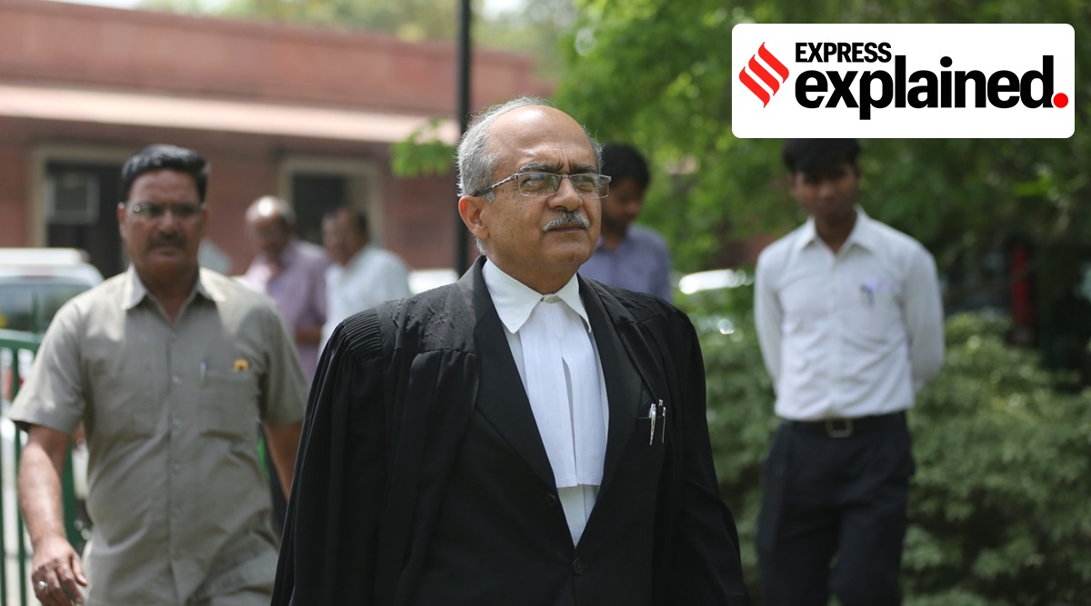 prashant bhushan, prashant bhushan contempt of court, SC on prashant bhushan, prashant bhushan tweet contempt, prashant bhushan comment on supreme court, prashant bhushan comment on supreme court news, prashant bhushan supreme court tweet, prashant bhushan supreme court tweet news, prashant bhushan tweet cji, prashant bhushan tweet cji news