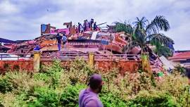 building collapses, Raigad district, Mumbai news, Maharashtra news, Indian express news