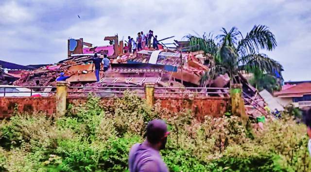 building collapses, Raigad district, Mumbai news, Maharashtra news, Indian express news