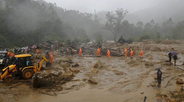 Kerala rains, Kerala landslide, Kerala Idukki landslide, Munnar lanslide, Rajamala landslide, Rajamala news, Munnar news, Idukki, kerala rains news, kerala rains updates, kerala floods