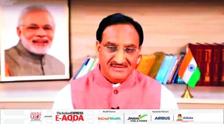 Express Adda, Express Adda Ramesh Pokhriyal Nishank, Ramesh Pokhriyal Nishank Express Adda, National Education Policy, NEP, Education news, Indian Express