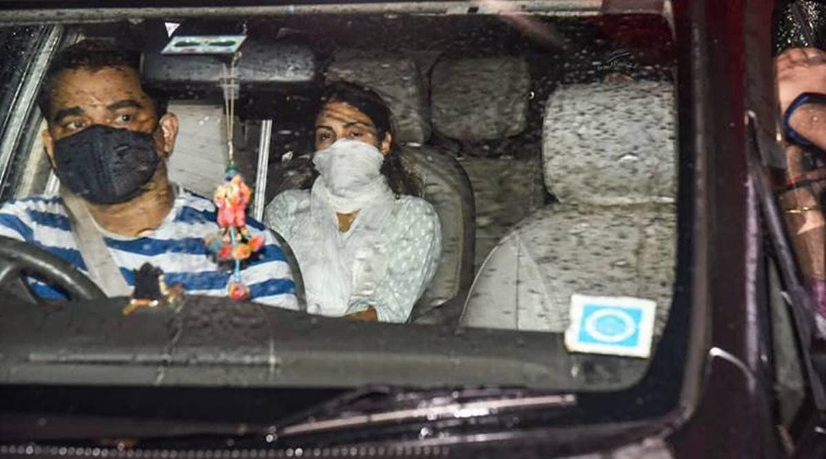rhea chakraborty, rhea chakraborty drug case, rhea chakraborty sushant singh rajput, rhea chakraborty house raided, samuel miranda house raided