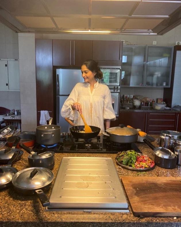 sonam cooking