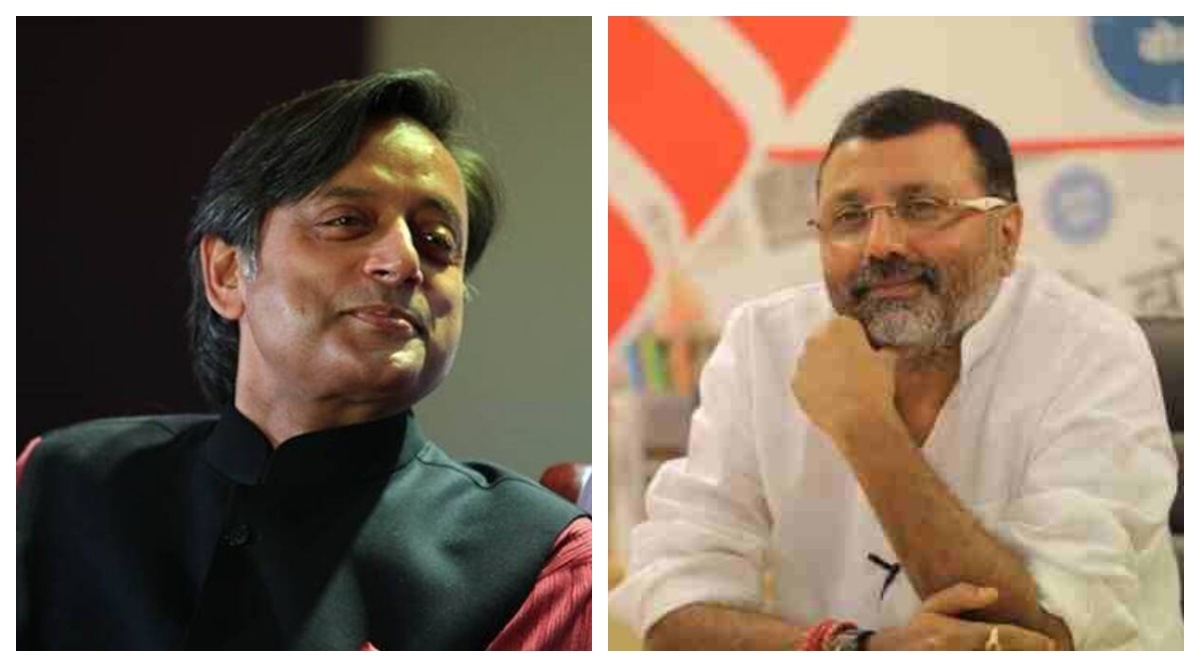 bjp mp nishikant dubey attacks shashi tharoor, Shashi Tharoor Facebook, shashi tharoor it panel, Facebook India BJP, Facebook India Parliament Shashi Tharoor, Facebook BJP controversty, India news, Indian Express