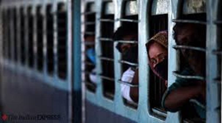mumbai shramik train, mumbai last shramik train, mumbai migrant worker, migrant worker stuck in mumbai, indian express news