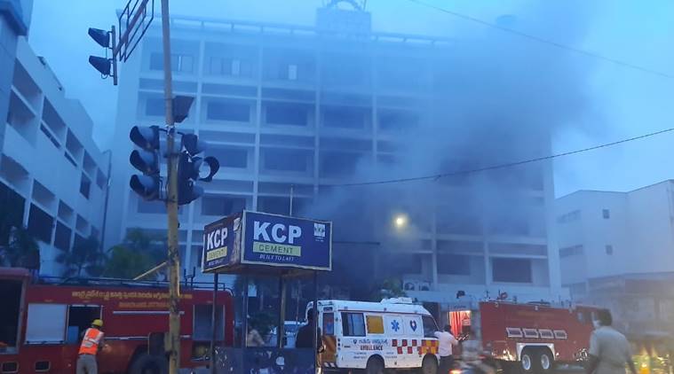 Andhra Pradesh Vijayawada Coronavirus Facility Hotel Fire Today ...