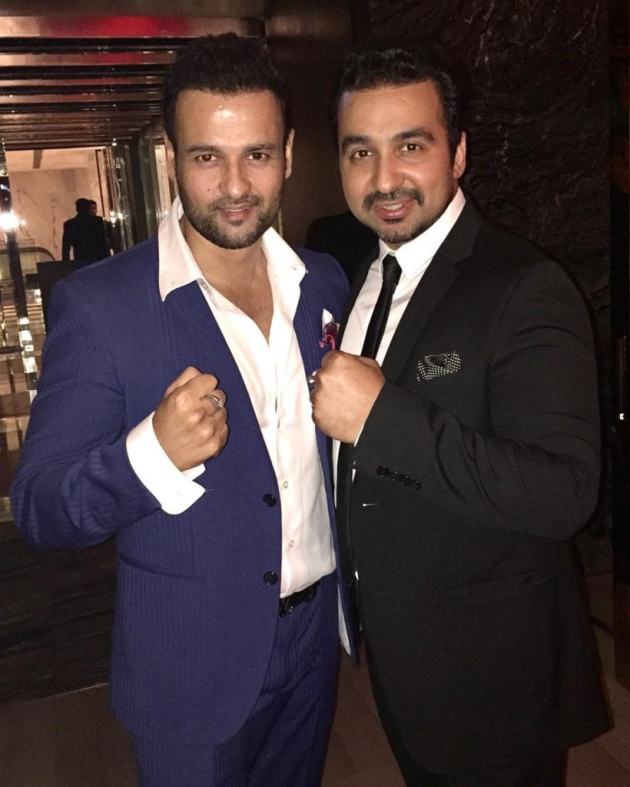 raj kundra birthday, rohit roy