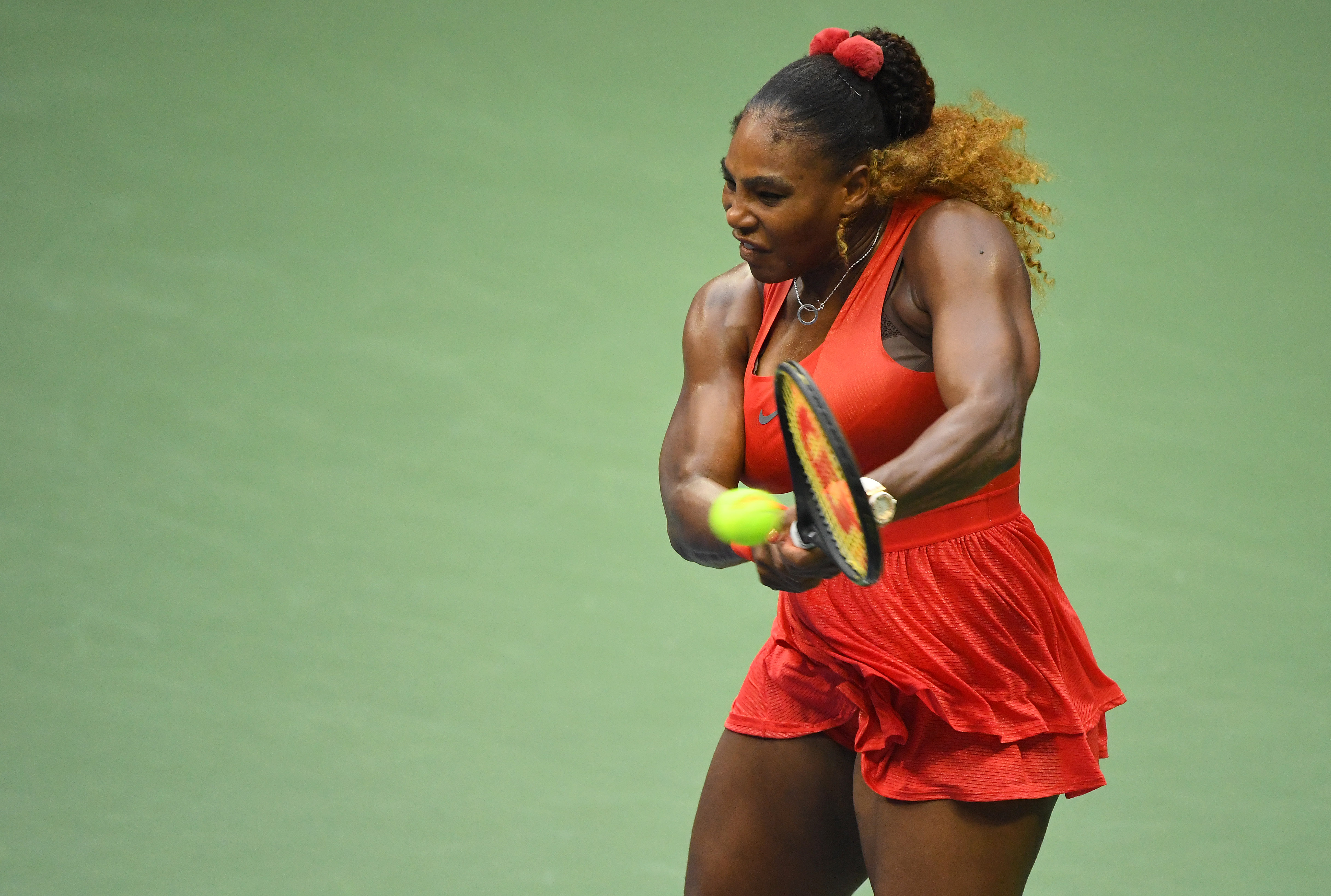 Serena Williams wins her first match in the US Open Tennis News The