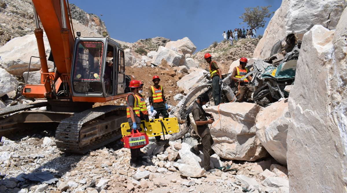 Pakistan marble mine collapse kills 22; dozens battling for life