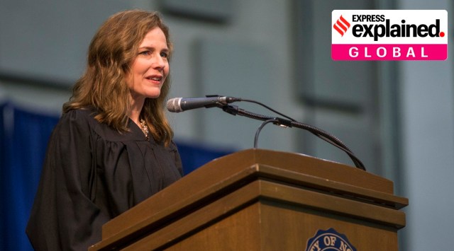 US Supreme Court nominee Amy Coney Barrett, conservative judge Amy Coney Barrett, US supreme court, originalism, us judges originalism, us elections, latest news
