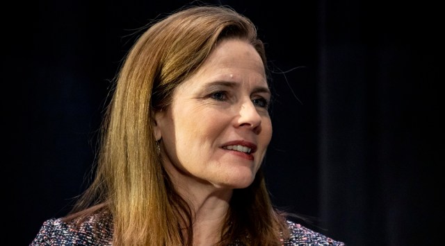 Amy Coney Barrett, who is Amy Coney Barrett, Amy Coney Barrett SC pick, Donald Trump Amy Coney Barrett, Justice Ginsburg Supreme Court seat, Indian Express