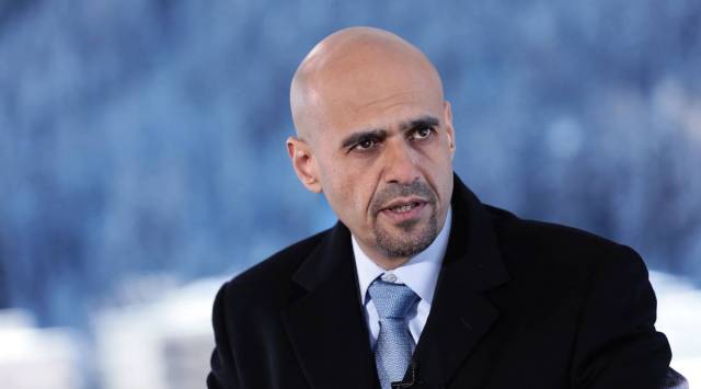 Anas Al-Saleh, Kuwait's deputy prime minister and finance minister, speaks during a Bloomberg Television interview at the World Economic Forum (WEF) in Davos, Switzerland, on Friday, Jan. 20, 2017. (Image source: Bloomberg)