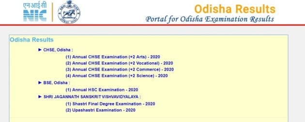 CHSE Odisha 12th Arts result